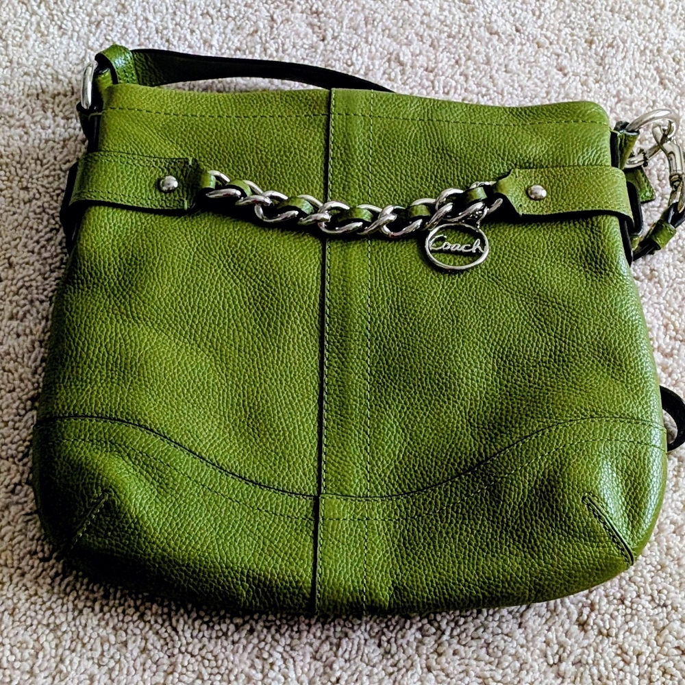 Coach Soho Olive Green Crossbody Bag. Used In Excellent Condition